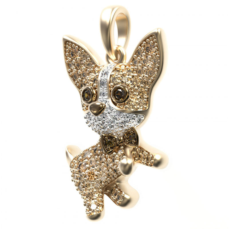 Charming Chihuahua Dog Necklace Pendant