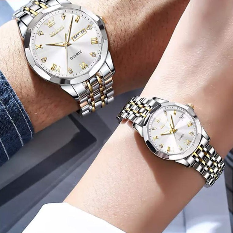 Olevs Diamond 3D Watch: Timeless Precision and Elegance