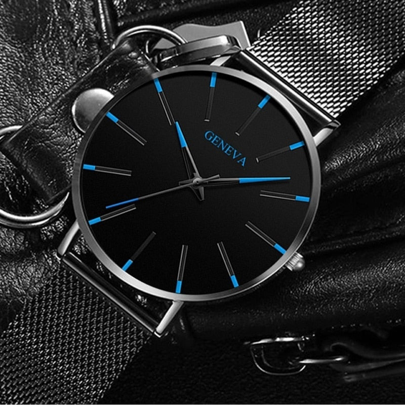 Simplicity in Steel Minimalist Stainless Steel Men's Watch