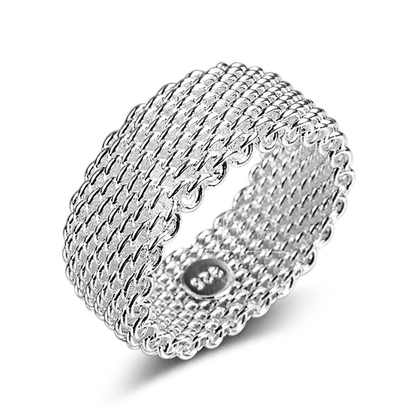 Handcrafted Geometric Weave Rings for Women