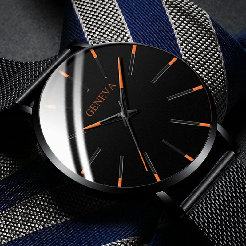 Simplicity in Steel Minimalist Stainless Steel Men's Watch