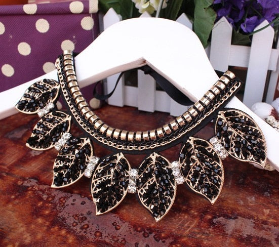 Crystal Elegance Statement Choker Necklace