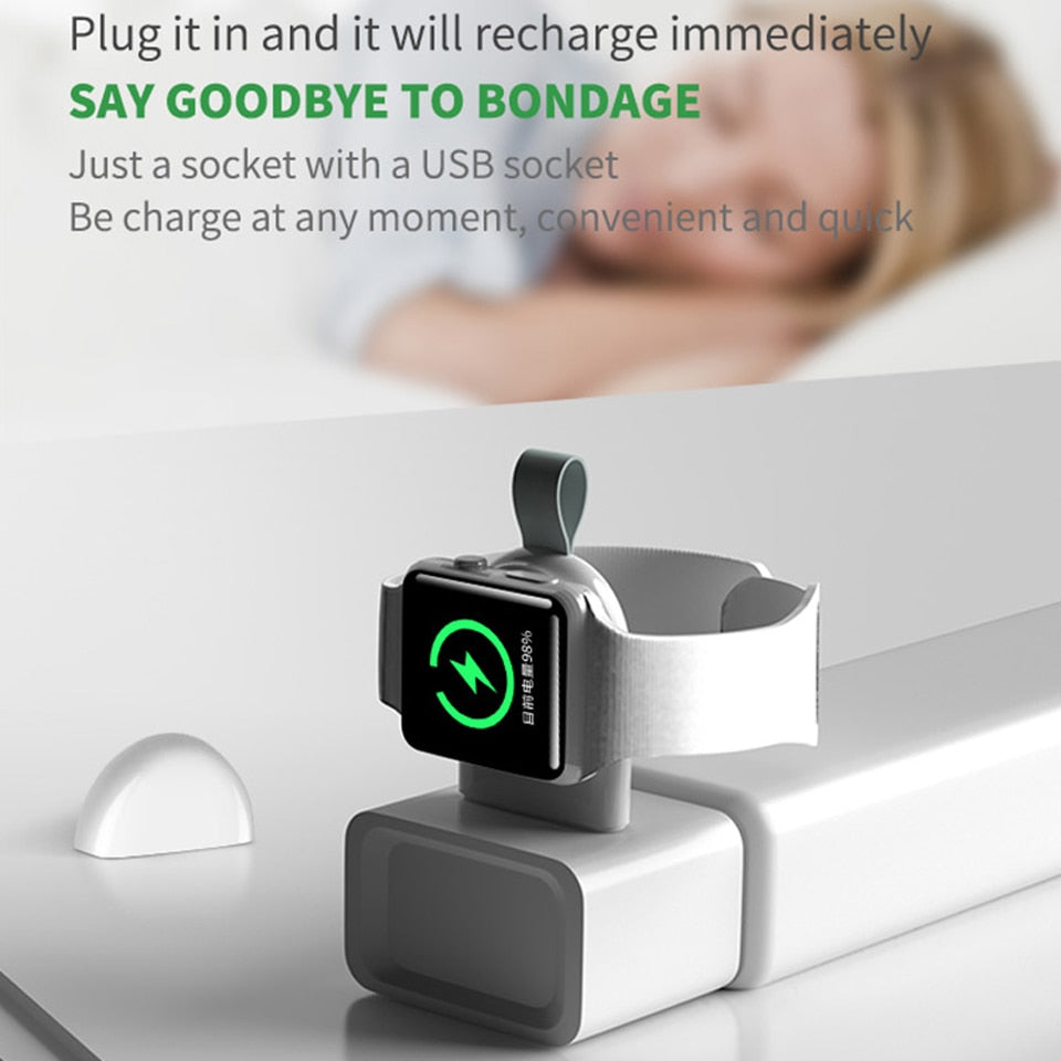 Streamlined Power: Smart Watch Wireless Charging Base