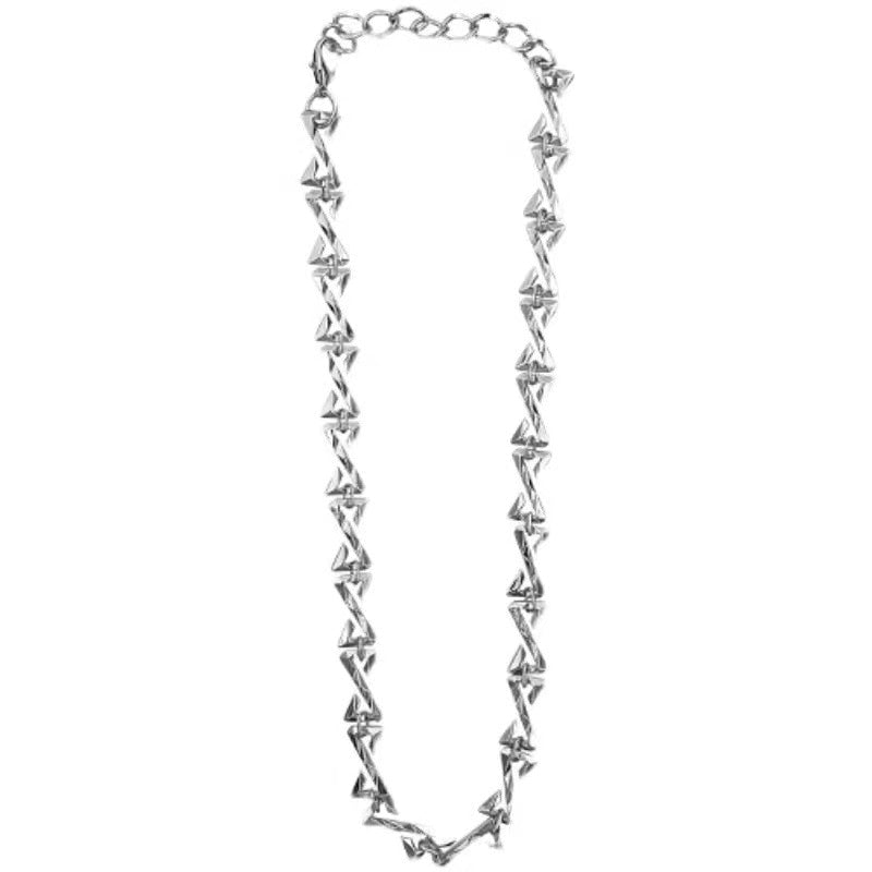 Trendy Z Letter Chain Stainless Steel Necklace