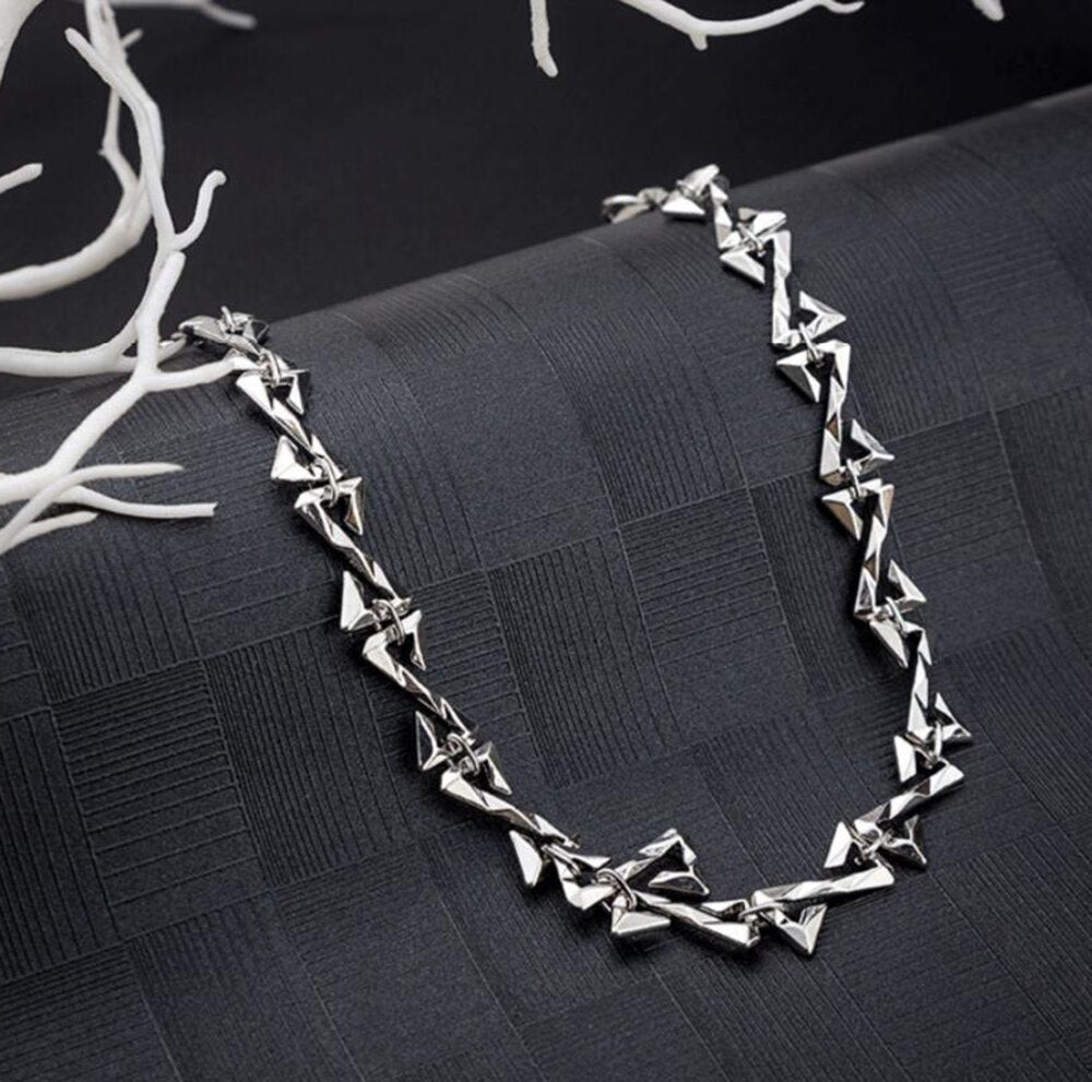 Trendy Z Letter Chain Stainless Steel Necklace