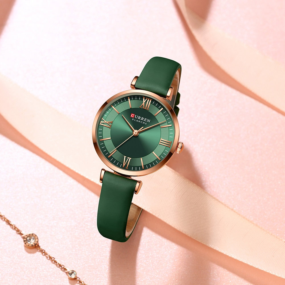 Timeless Elegance: Classic Clock Leather Watch