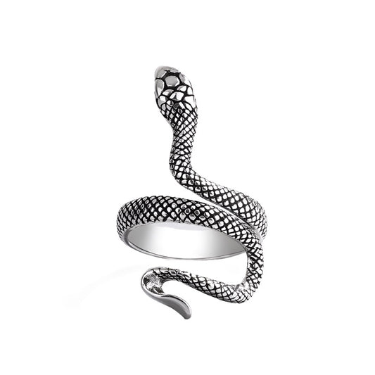 Serpentine Embrace Ring Set