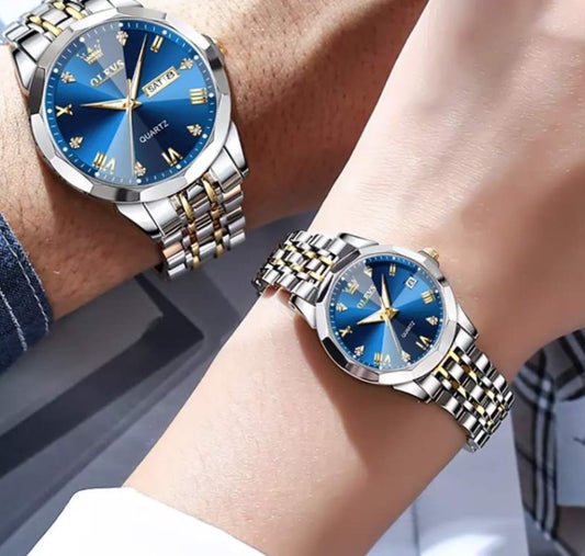 Olevs Diamond 3D Watch: Timeless Precision and Elegance