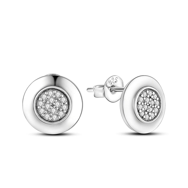 Stylish Design Silver Earrings