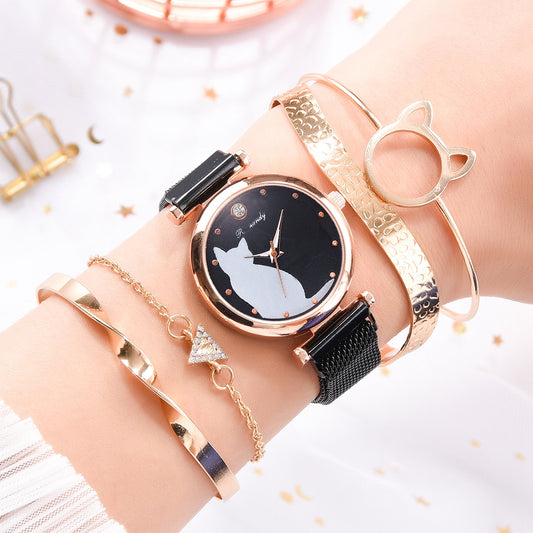 Elegance Ensemble Fashion Watch Set for Women