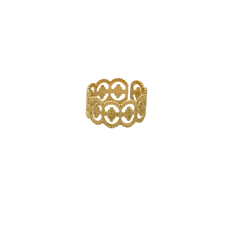 Trendy Gold Cocktail Ring