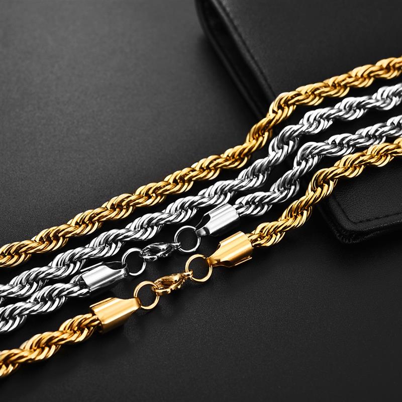 Timeless Gold Rope Chain Necklace