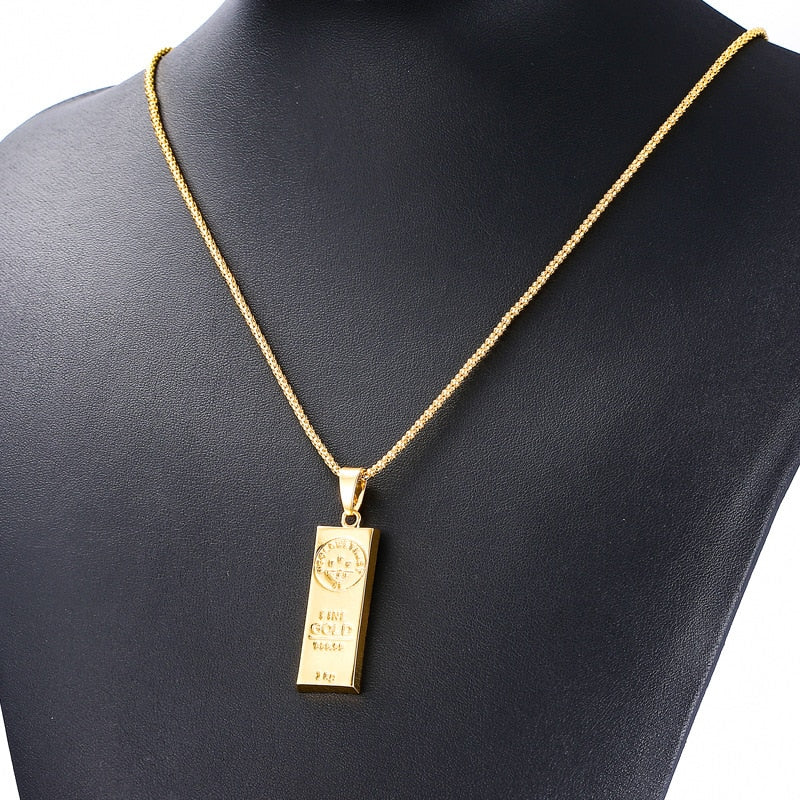 Gold Bar Necklace