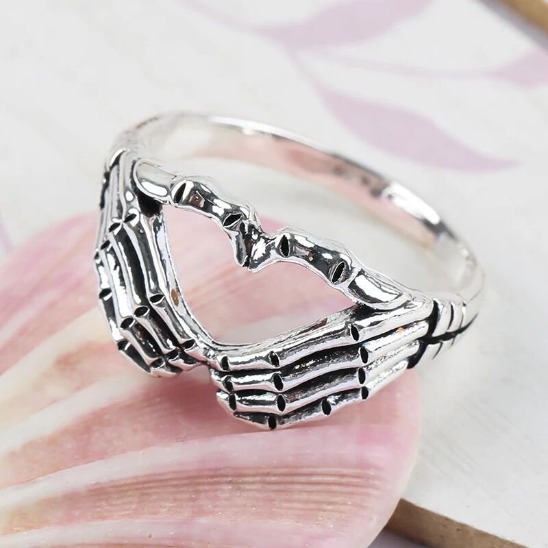 Skeleton Hand Gothic Ring