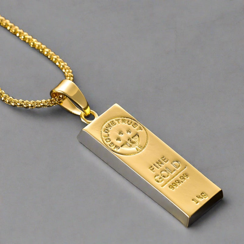 Gold Bar Necklace