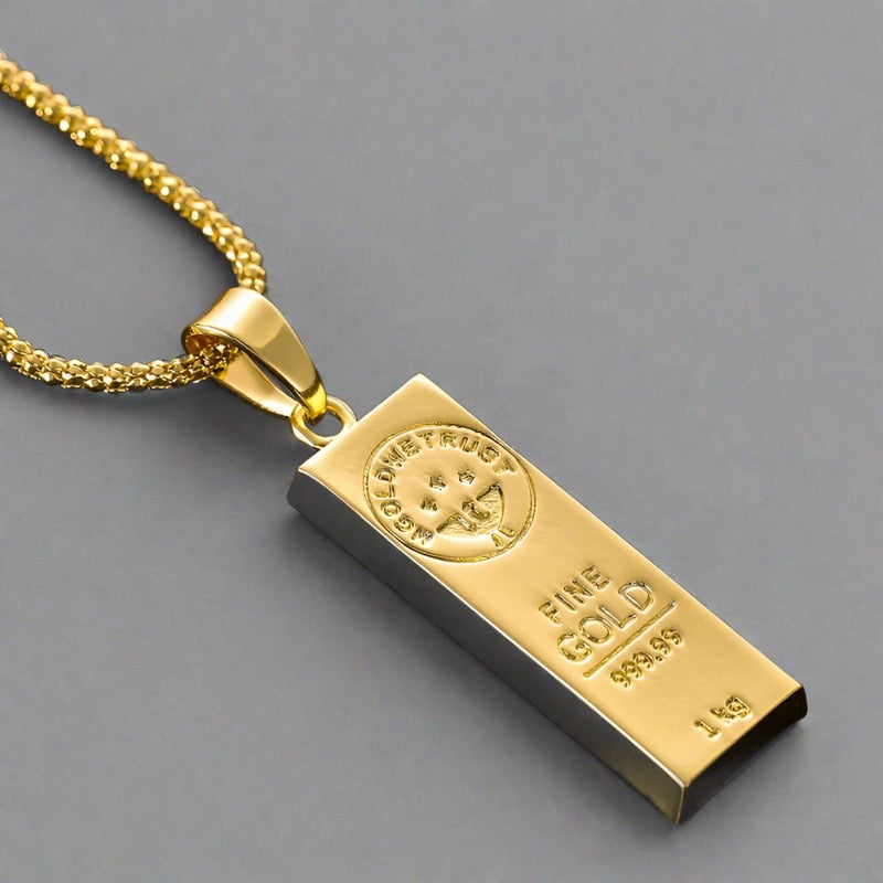 Gold Bar Necklace