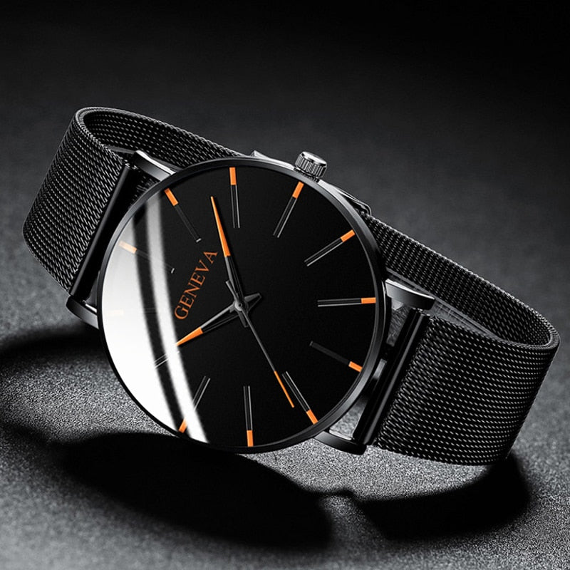 Simplicity in Steel Minimalist Stainless Steel Men's Watch