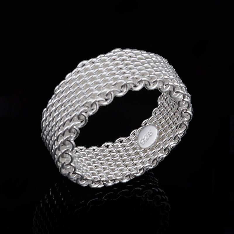 Handcrafted Geometric Weave Rings for Women