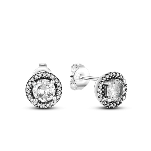 Stylish Design Silver Earrings