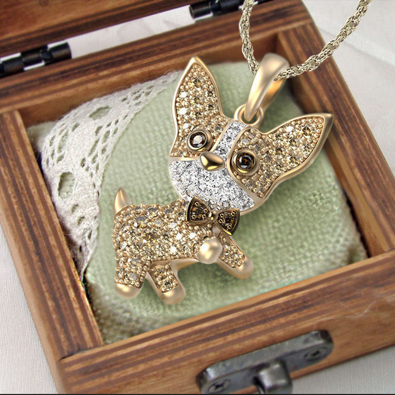 Charming Chihuahua Dog Necklace Pendant