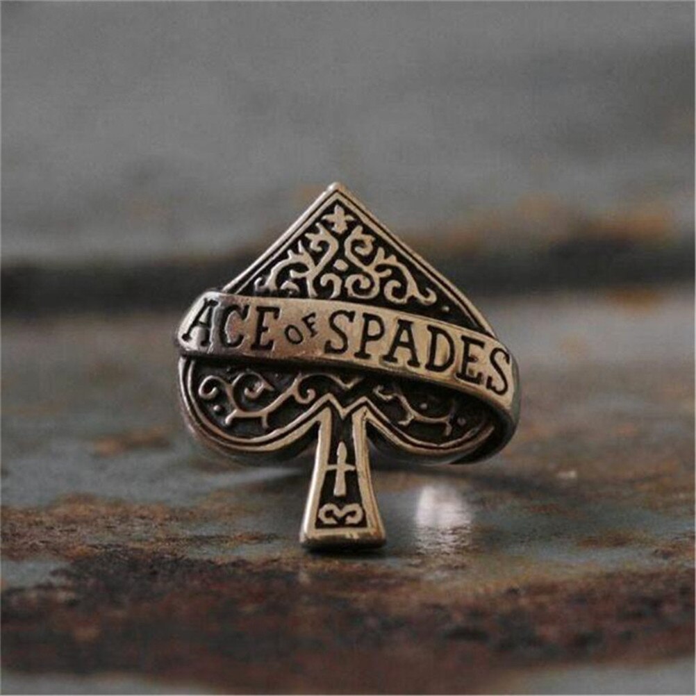 Ace Of Spades Poker Masterpiece Ring