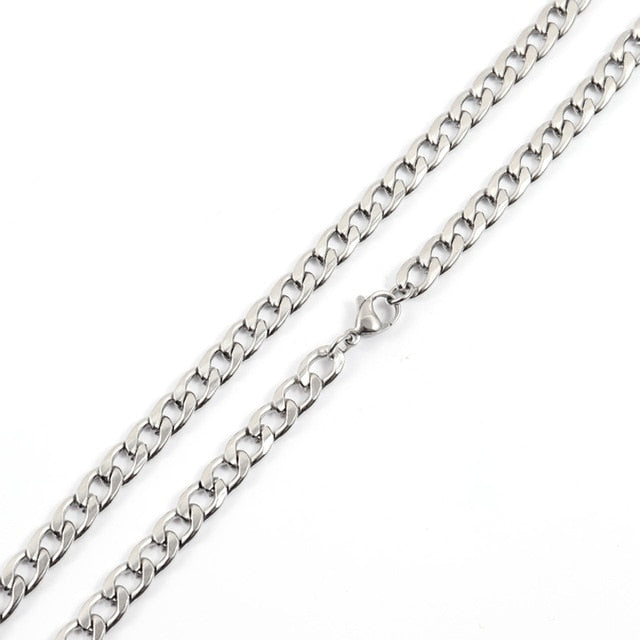 Trendy Paper Clip Chain Men's Necklace